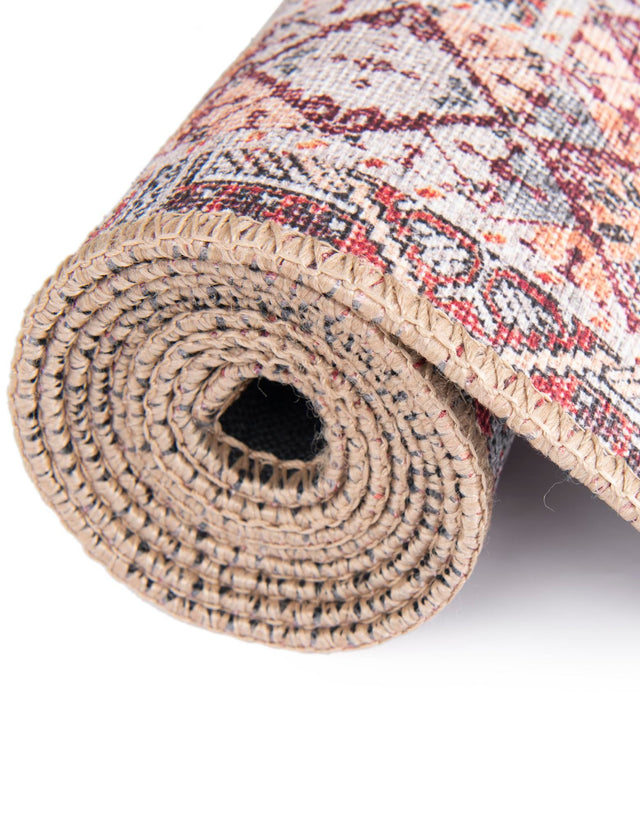 Washable Rust Red 2' 7 x 12' Timeless Runner Area Rug Easy to Clean Stain Resistant & Durable Traditional Classic Vintage Design Carpet for Sale at Rug Engine