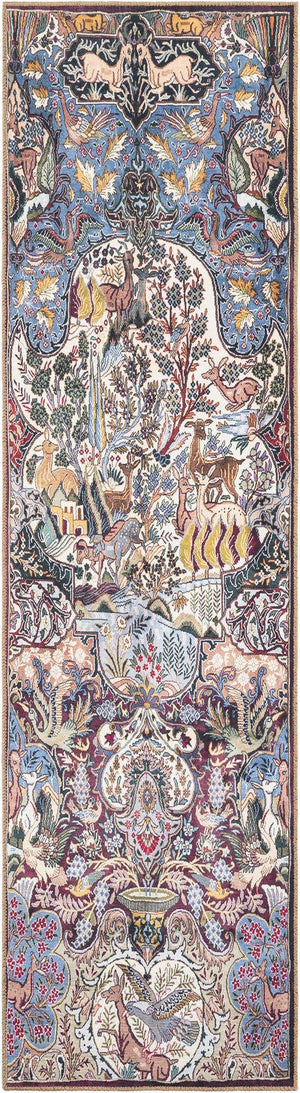 Washable Multicolor 2' 7 x 10' Timeless Runner Area Rug Easy to Clean Stain Resistant & Durable Traditional Classic Vintage Design Carpet for Sale at Rug Engine