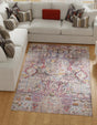 Washable Multicolor 5' 1 x 8' Timeless Rectangle Area Rug Easy to Clean Stain Resistant & Durable Traditional Classic Vintage Design Carpet for Sale at Rug Engine