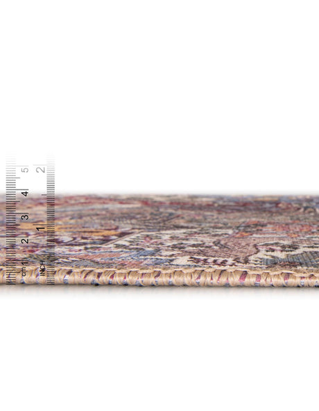 Washable Multicolor 3' 6 x 5' 6 Timeless Rectangle Area Rug Easy to Clean Stain Resistant & Durable Traditional Classic Vintage Design Carpet for Sale at Rug Engine