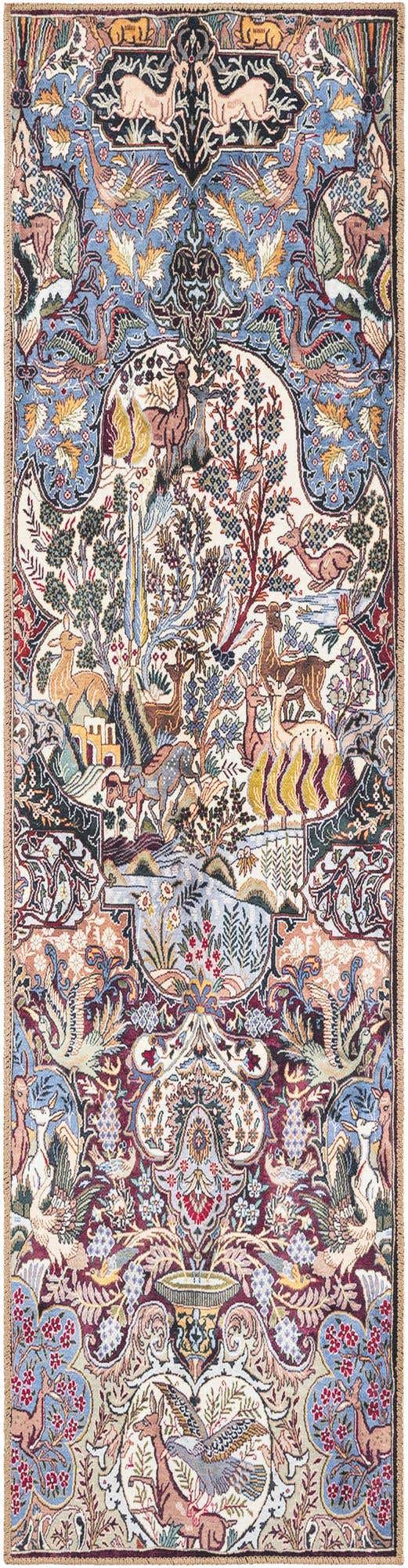 Washable Multicolor 2' x 8' Timeless Runner Area Rug Easy to Clean Stain Resistant & Durable Traditional Classic Vintage Design Carpet for Sale at Rug Engine