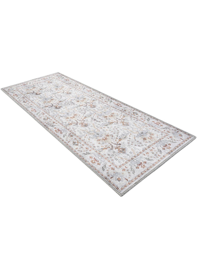 Washable Ivory 2' x 5' 1 Timeless Runner Area Rug Easy to Clean Stain Resistant & Durable Traditional Classic Vintage Design Carpet for Sale at Rug Engine