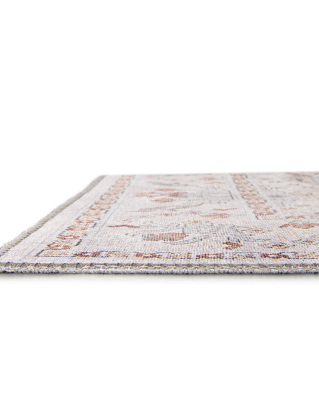 Washable Ivory 7' 10 x 7' 10 Timeless Square Area Rug Easy to Clean Stain Resistant & Durable Traditional Classic Vintage Design Carpet for Sale at Rug Engine
