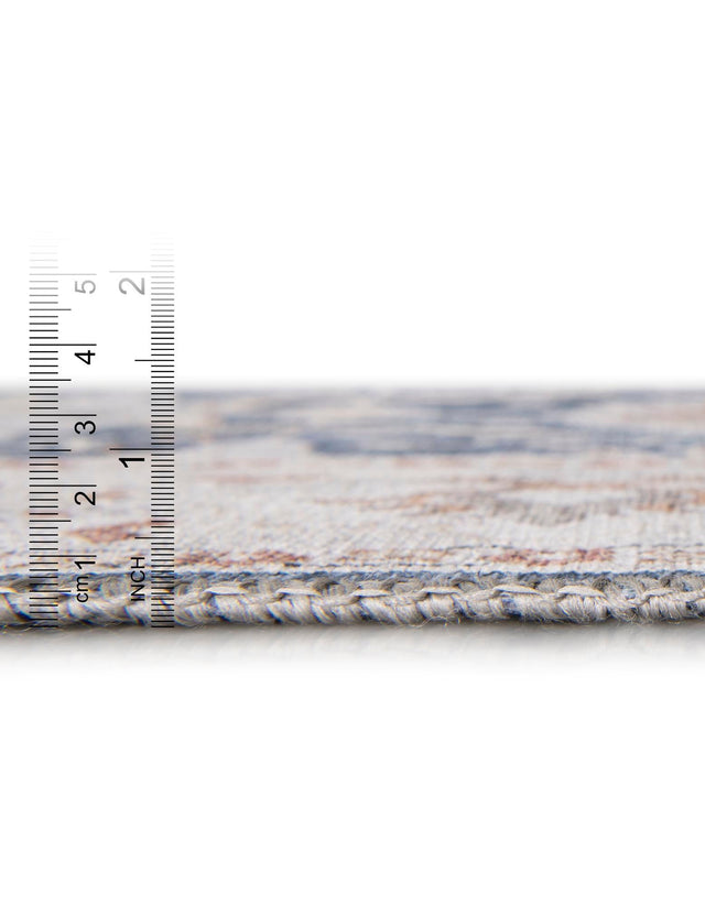 Washable Navy Blue 2' x 8' Timeless Runner Area Rug Easy to Clean Stain Resistant & Durable Traditional Classic Vintage Design Carpet for Sale at Rug Engine