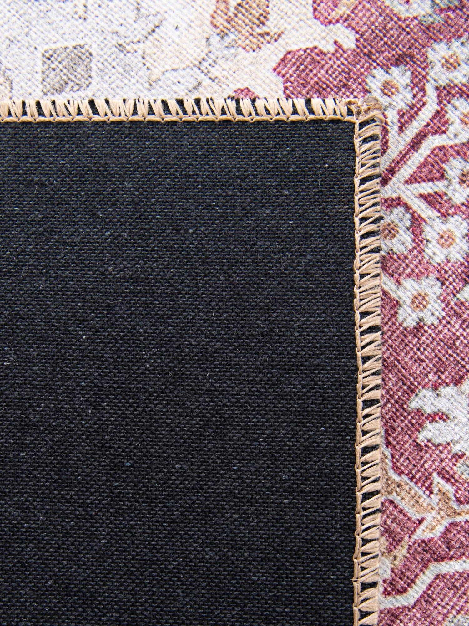 Washable Burgundy Red 8' 4 x 12' Timeless Rectangle Area Rug Easy to Clean Stain Resistant & Durable Traditional Classic Vintage Design Carpet for Sale at Rug Engine