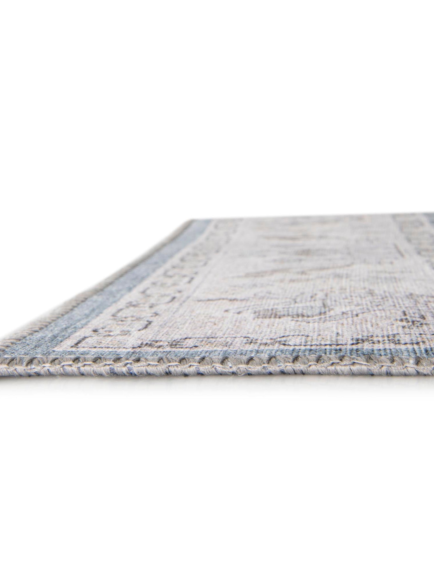 Washable Teal blue 2' x 3' 1 Timeless Rectangle Area Rug Easy to Clean Stain Resistant & Durable Traditional Classic Vintage Design Carpet for Sale at Rug Engine