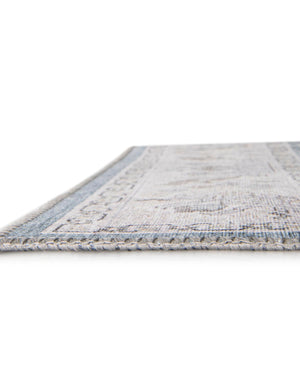 Washable Teal blue 2' x 5' 1 Timeless Runner Area Rug Easy to Clean Stain Resistant & Durable Traditional Classic Vintage Design Carpet for Sale at Rug Engine