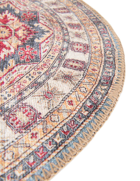 Washable Light Blue 2' x 3' 1 Timeless Oval Area Rug Easy to Clean Stain Resistant & Durable Traditional Classic Vintage Design Carpet for Sale at Rug Engine