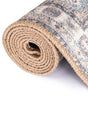 Washable Soft Green 5' 1 x 8' Timeless Rectangle Area Rug Easy to Clean Stain Resistant & Durable Traditional Classic Vintage Design Carpet for Sale at Rug Engine