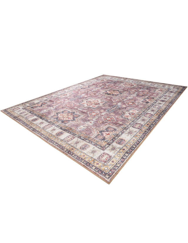 Washable Antique Rose Pink 7' 10 x 10' Timeless Rectangle Area Rug Easy to Clean Stain Resistant & Durable Traditional Classic Vintage Design Carpet for Sale at Rug Engine