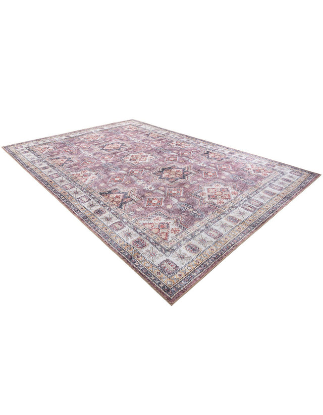 Washable Antique Rose Pink 8' 4 x 12' Timeless Rectangle Area Rug Easy to Clean Stain Resistant & Durable Traditional Classic Vintage Design Carpet for Sale at Rug Engine