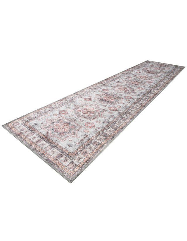 Washable Ivory 2' 7 x 10' Timeless Runner Area Rug Easy to Clean Stain Resistant & Durable Traditional Classic Vintage Design Carpet for Sale at Rug Engine