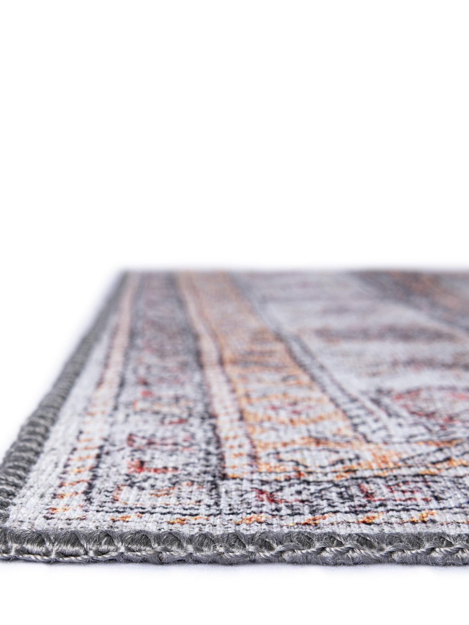 Washable Ivory 3' 6 x 5' 6 Timeless Rectangle Area Rug Easy to Clean Stain Resistant & Durable Traditional Classic Vintage Design Carpet for Sale at Rug Engine