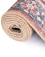 Washable Vintage Red 3' 6 x 5' 6 Timeless Rectangle Area Rug Easy to Clean Stain Resistant & Durable Traditional Classic Vintage Design Carpet for Sale at Rug Engine