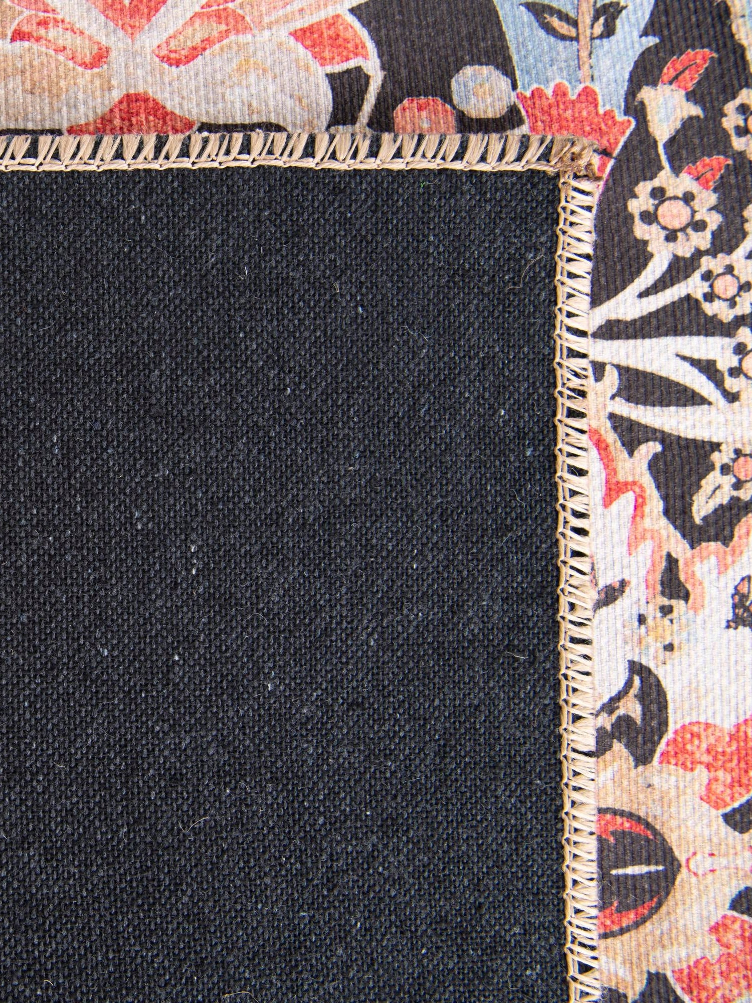 Washable Black 2' 7 x 10' Timeless Runner Area Rug Easy to Clean Stain Resistant & Durable Traditional Classic Vintage Design Carpet for Sale at Rug Engine
