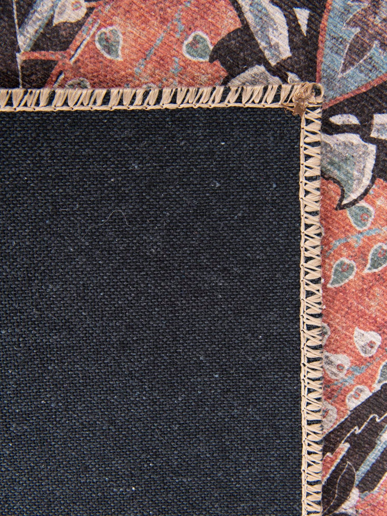 Washable Vintage Rust Red 2' x 3' 1 Timeless Rectangle Area Rug Easy to Clean Stain Resistant & Durable Traditional Classic Vintage Design Carpet for Sale at Rug Engine