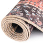 Washable Vintage Rust Red 2' 7 x 10' Timeless Runner Area Rug Easy to Clean Stain Resistant & Durable Traditional Classic Vintage Design Carpet for Sale at Rug Engine