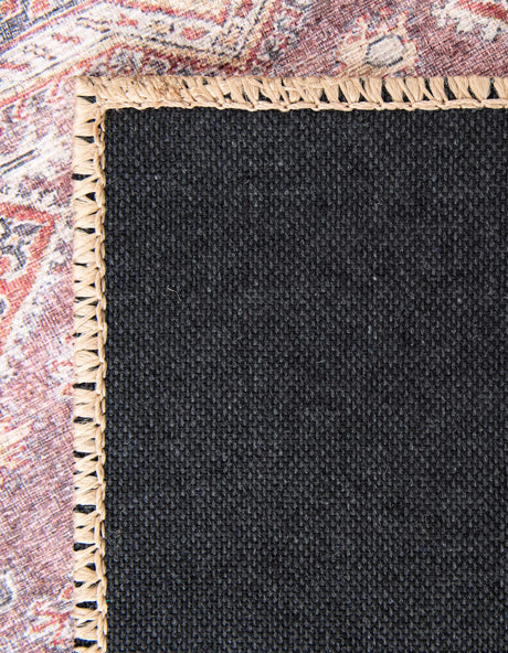 Washable Antique Rose Pink 2' x 3' 1 Timeless Rectangle Area Rug Easy to Clean Stain Resistant & Durable Traditional Classic Vintage Design Carpet for Sale at Rug Engine