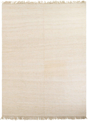 Ivory 10' x 14' 1 Chunky Jute Rectangle Area Rug 100% All Natural Jute Sustainable Eco-Friendly Carpet Mat for Natural Interior Design Homes for Sale at Rug Engine