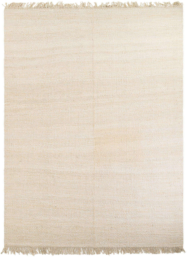 Ivory 10' x 14' 1 Chunky Jute Rectangle Area Rug 100% All Natural Jute Sustainable Eco-Friendly Carpet Mat for Natural Interior Design Homes for Sale at Rug Engine