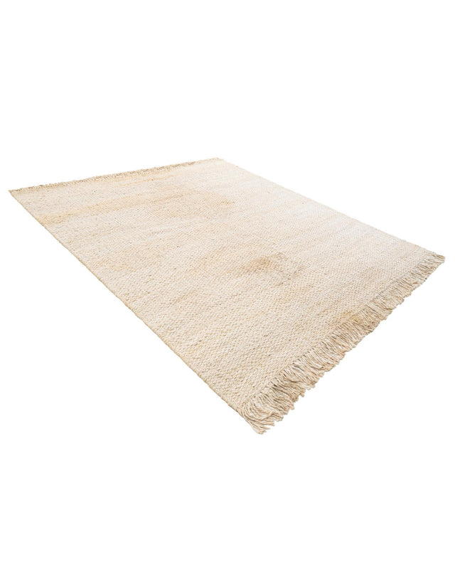 Ivory 7' 10 x 7' 10 Chunky Jute Square Area Rug 100% All Natural Jute Sustainable Eco-Friendly Carpet Mat for Natural Interior Design Homes for Sale at Rug Engine