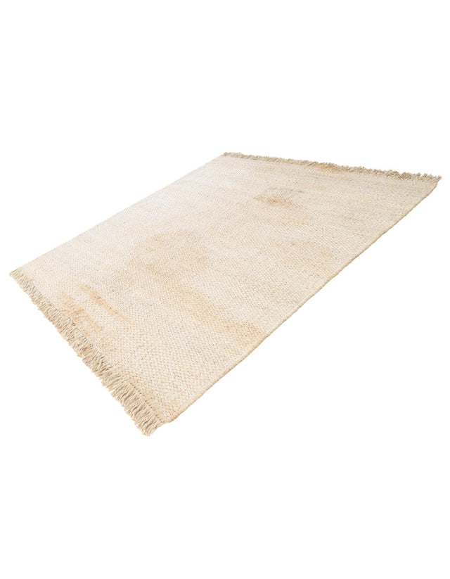 Ivory 7' 10 x 7' 10 Chunky Jute Square Area Rug 100% All Natural Jute Sustainable Eco-Friendly Carpet Mat for Natural Interior Design Homes for Sale at Rug Engine