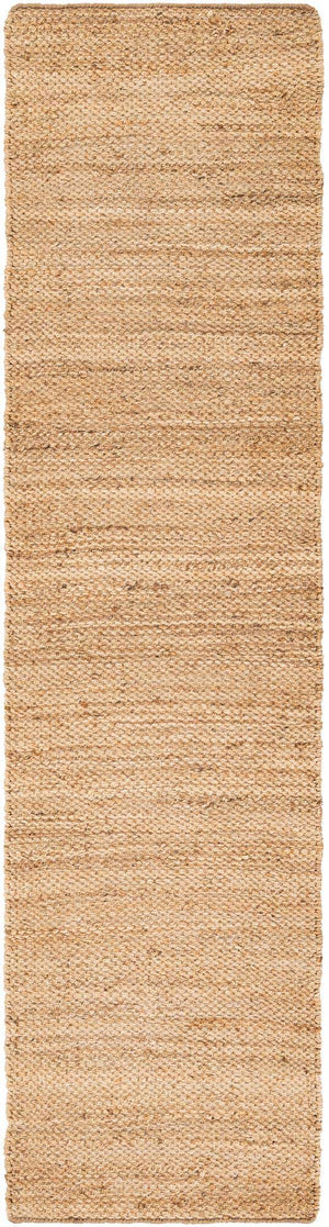 Natural 2' 7 x 10' Chunky Jute Runner Area Rug 100% All Natural Jute Sustainable Eco-Friendly Carpet Mat for Natural Interior Design Homes for Sale at Rug Engine