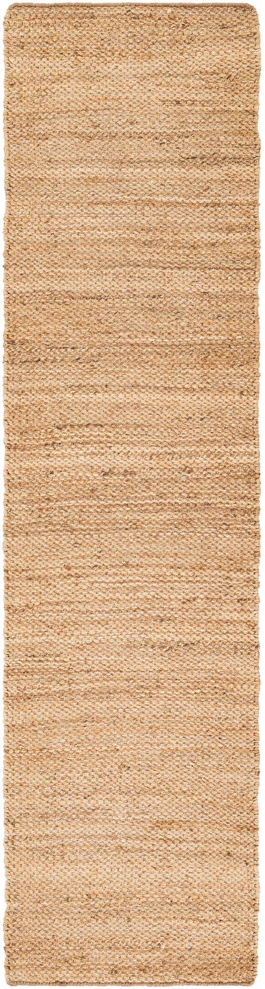Natural 2' 7 x 10' Chunky Jute Runner Area Rug 100% All Natural Jute Sustainable Eco-Friendly Carpet Mat for Natural Interior Design Homes for Sale at Rug Engine