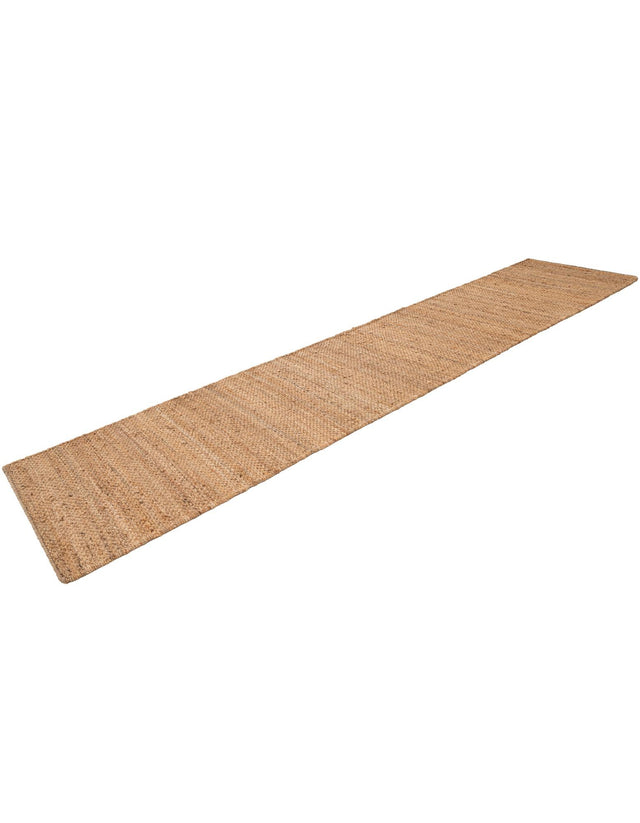 Natural 2' 7 x 12' Chunky Jute Runner Area Rug 100% All Natural Jute Sustainable Eco-Friendly Carpet Mat for Natural Interior Design Homes for Sale at Rug Engine