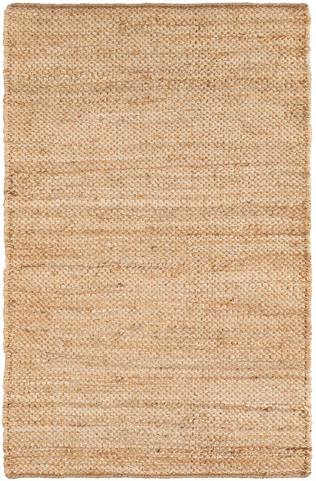 Natural 3' 1 x 5' 1 Chunky Jute Rectangle Area Rug 100% All Natural Jute Sustainable Eco-Friendly Carpet Mat for Natural Interior Design Homes for Sale at Rug Engine