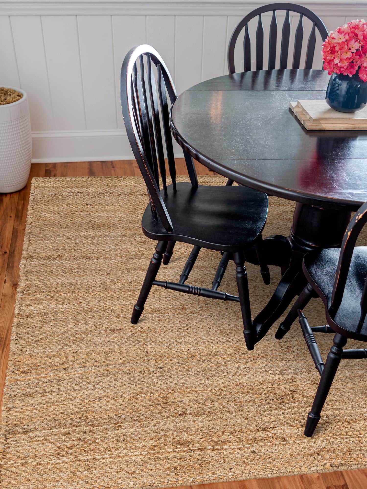 Natural 10' x 10' Chunky Jute Square Area Rug 100% All Natural Jute Sustainable Eco-Friendly Carpet Mat for Natural Interior Design Homes for Sale at Rug Engine