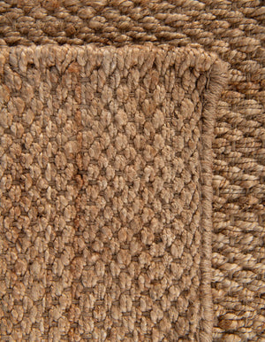 Natural 5' 1 x 5' 1 Chunky Jute Square Area Rug 100% All Natural Jute Sustainable Eco-Friendly Carpet Mat for Natural Interior Design Homes for Sale at Rug Engine