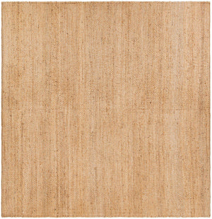 Natural 7' 10 x 7' 10 Chunky Jute Square Area Rug 100% All Natural Jute Sustainable Eco-Friendly Carpet Mat for Natural Interior Design Homes for Sale at Rug Engine
