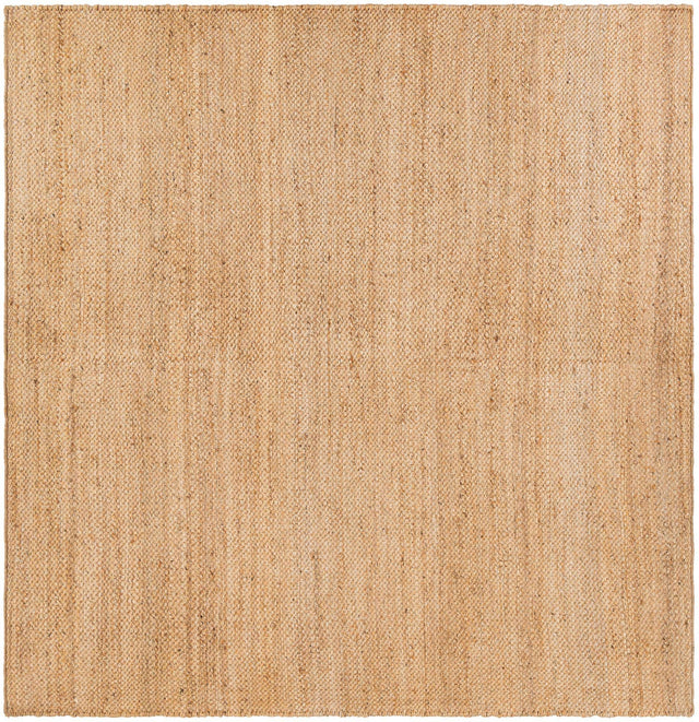 Natural 7' 10 x 7' 10 Chunky Jute Square Area Rug 100% All Natural Jute Sustainable Eco-Friendly Carpet Mat for Natural Interior Design Homes for Sale at Rug Engine