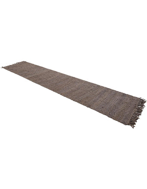 Gray 2' 7 x 12' Chunky Jute Runner Area Rug 100% All Natural Jute Sustainable Eco-Friendly Carpet Mat for Natural Interior Design Homes for Sale at Rug Engine