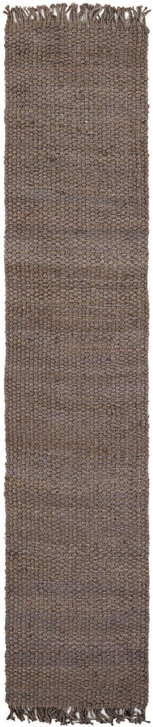 Gray 2' 7 x 12' Chunky Jute Runner Area Rug 100% All Natural Jute Sustainable Eco-Friendly Carpet Mat for Natural Interior Design Homes for Sale at Rug Engine