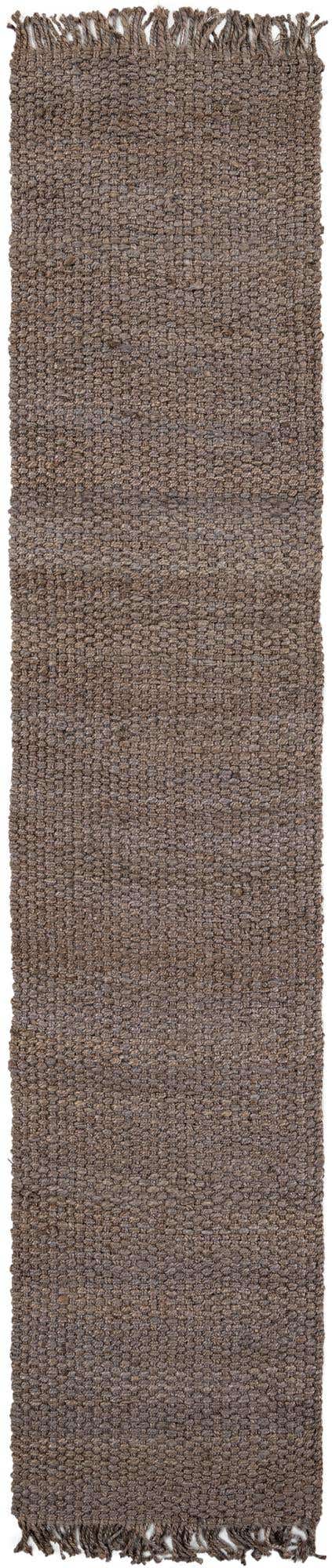 Gray 2' 7 x 12' Chunky Jute Runner Area Rug 100% All Natural Jute Sustainable Eco-Friendly Carpet Mat for Natural Interior Design Homes for Sale at Rug Engine