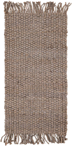 Gray 2' x 4' 1 Chunky Jute Runner Area Rug 100% All Natural Jute Sustainable Eco-Friendly Carpet Mat for Natural Interior Design Homes for Sale at Rug Engine