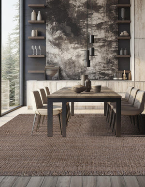 Gray 5' 1 x 5' 1 Chunky Jute Square Area Rug 100% All Natural Jute Sustainable Eco-Friendly Carpet Mat for Natural Interior Design Homes for Sale at Rug Engine