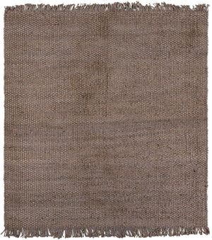 Gray 7' 10 x 7' 10 Chunky Jute Square Area Rug 100% All Natural Jute Sustainable Eco-Friendly Carpet Mat for Natural Interior Design Homes for Sale at Rug Engine