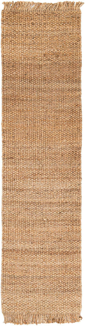 Natural 2' 7 x 10' Chunky Jute Runner Area Rug 100% All Natural Jute Sustainable Eco-Friendly Carpet Mat for Natural Interior Design Homes for Sale at Rug Engine