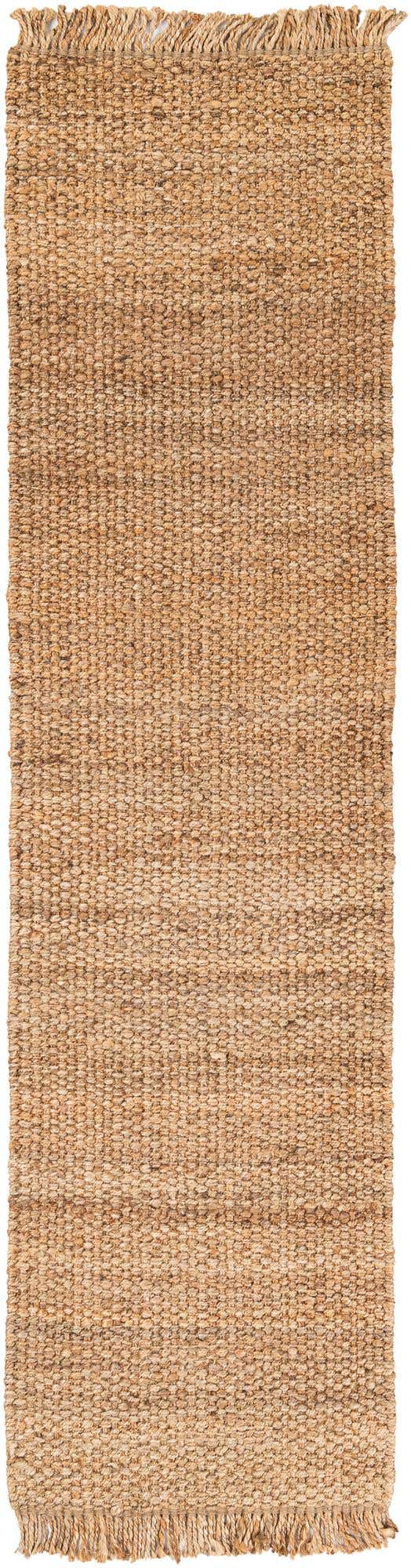 Natural 2' 7 x 10' Chunky Jute Runner Area Rug 100% All Natural Jute Sustainable Eco-Friendly Carpet Mat for Natural Interior Design Homes for Sale at Rug Engine