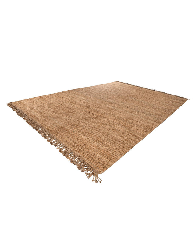 Natural 10' x 14' 1 Chunky Jute Rectangle Area Rug 100% All Natural Jute Sustainable Eco-Friendly Carpet Mat for Natural Interior Design Homes for Sale at Rug Engine
