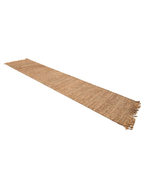 Natural 2' 7 x 12' Chunky Jute Runner Area Rug 100% All Natural Jute Sustainable Eco-Friendly Carpet Mat for Natural Interior Design Homes for Sale at Rug Engine