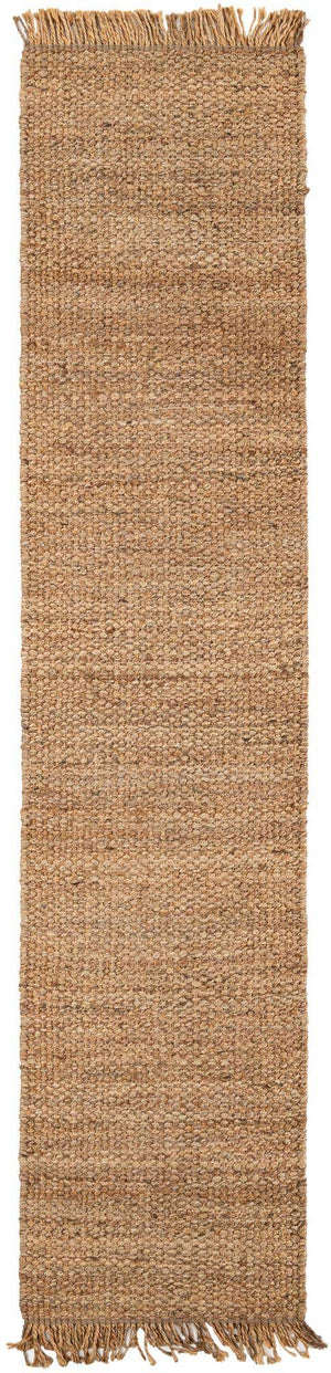 Natural 2' 7 x 12' Chunky Jute Runner Area Rug 100% All Natural Jute Sustainable Eco-Friendly Carpet Mat for Natural Interior Design Homes for Sale at Rug Engine