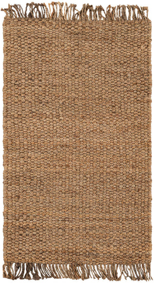 Natural 3' 1 x 5' 1 Chunky Jute Rectangle Area Rug 100% All Natural Jute Sustainable Eco-Friendly Carpet Mat for Natural Interior Design Homes for Sale at Rug Engine