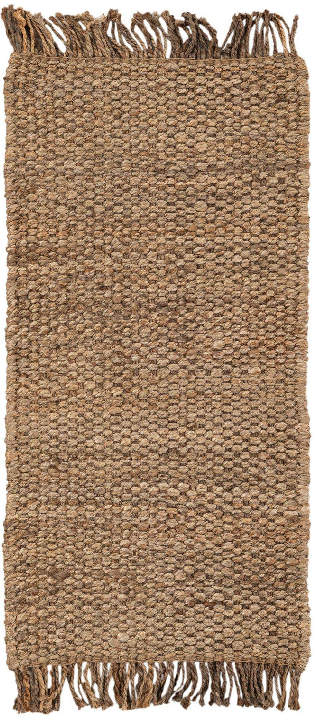 Natural 2' x 4' 1 Chunky Jute Runner Area Rug 100% All Natural Jute Sustainable Eco-Friendly Carpet Mat for Natural Interior Design Homes for Sale at Rug Engine