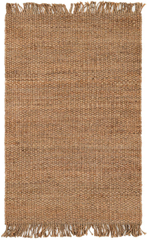 Natural 4' 1 x 6' 1 Chunky Jute Rectangle Area Rug 100% All Natural Jute Sustainable Eco-Friendly Carpet Mat for Natural Interior Design Homes for Sale at Rug Engine