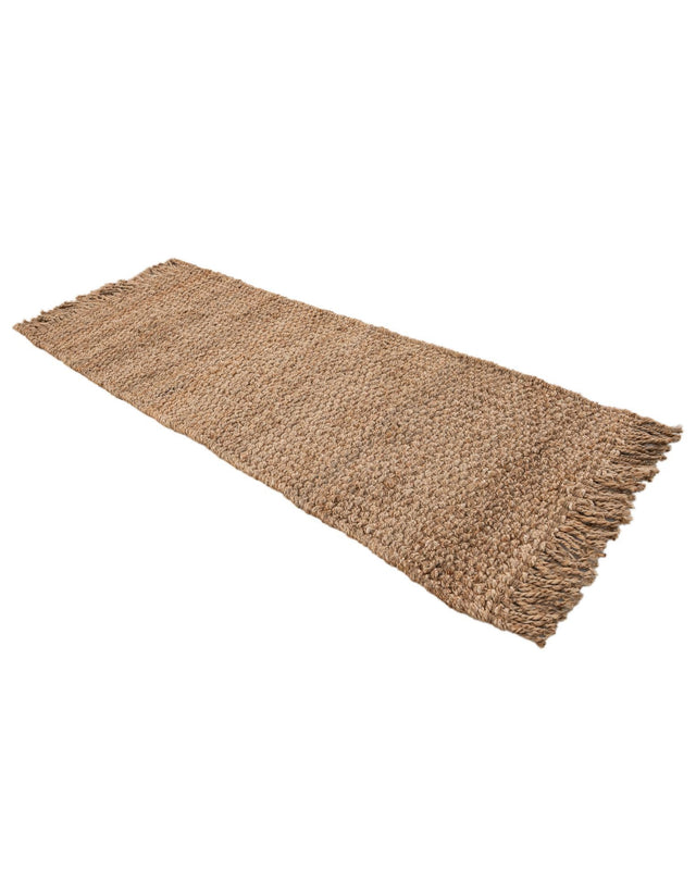 Natural 2' x 5' 1 Chunky Jute Runner Area Rug 100% All Natural Jute Sustainable Eco-Friendly Carpet Mat for Natural Interior Design Homes for Sale at Rug Engine