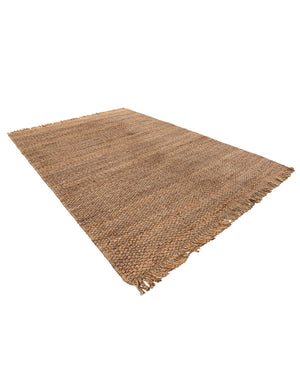 Natural 7' 1 x 10' Chunky Jute Rectangle Area Rug 100% All Natural Jute Sustainable Eco-Friendly Carpet Mat for Natural Interior Design Homes for Sale at Rug Engine